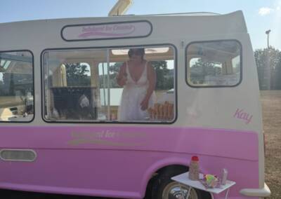Kay our vintage ice cream van