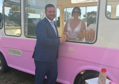 Kay our vintage ice cream van