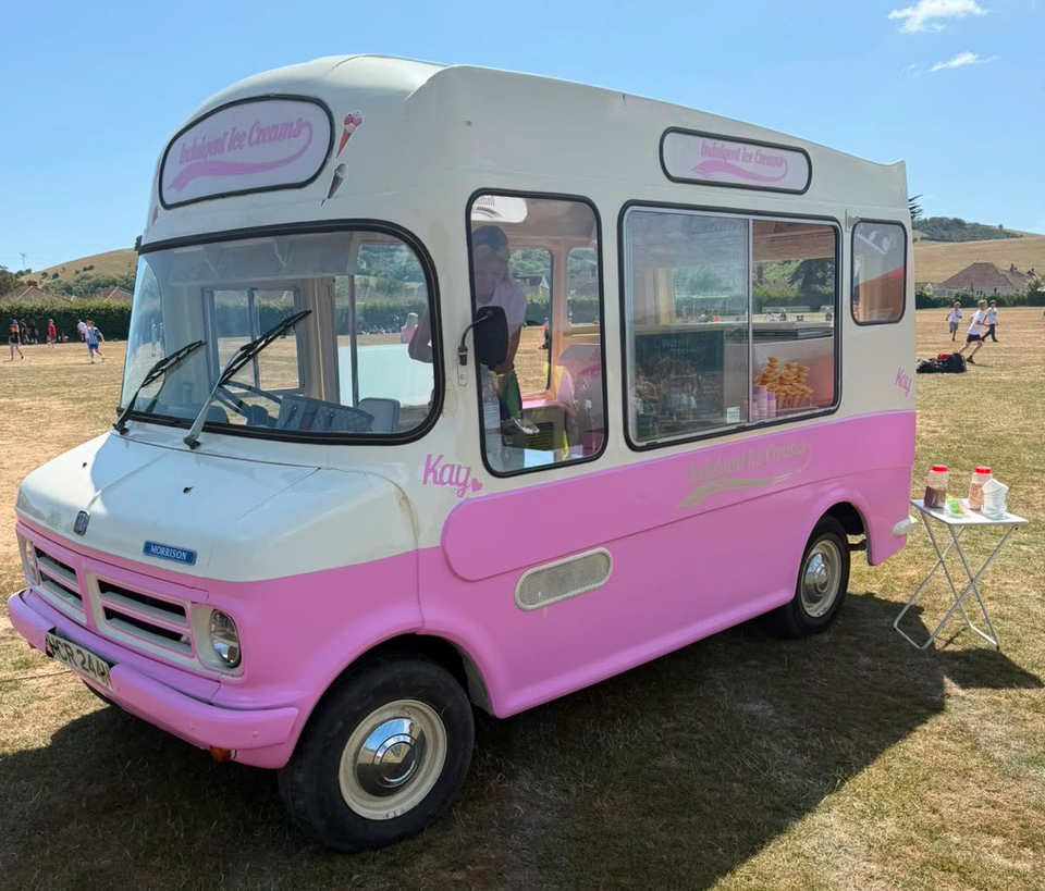 Kay, our Indulgent Vintage Ice Cream Van Kay, our Indulgent Vintage Ice Cream Van